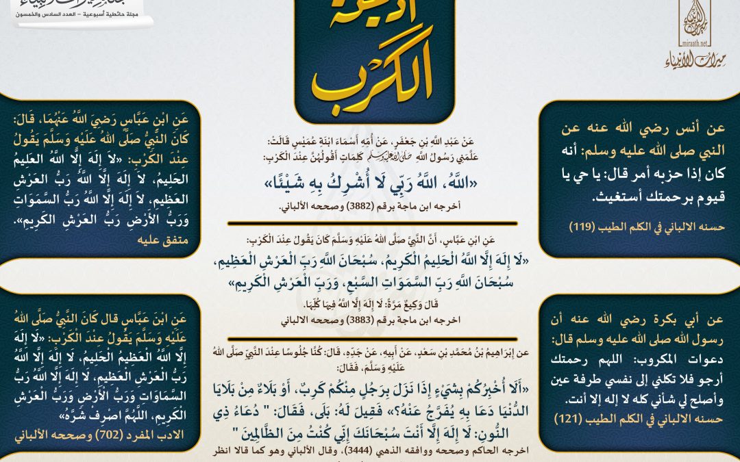 [مجلة] أدعية الكرب